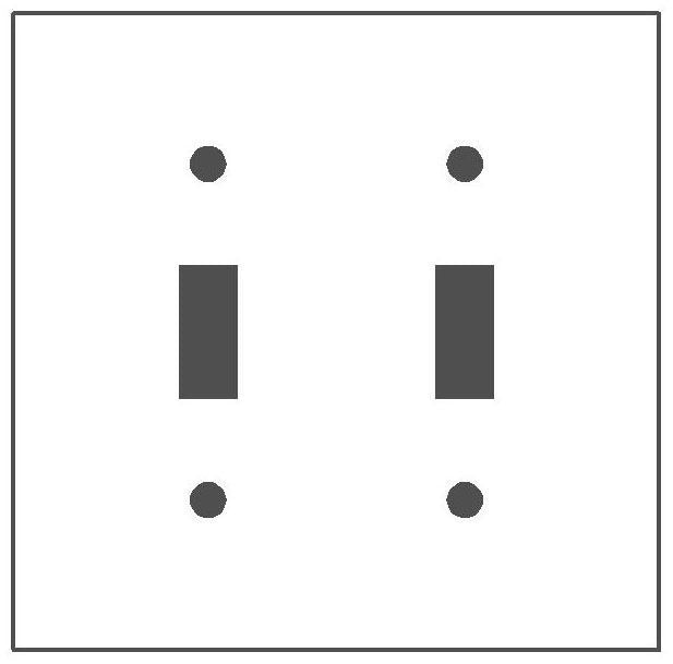 MULBERRY METAL PRODUCTS Mulberry Metal Products 83072 Wall Plate (Standard 4.5 in H x 4.562 in W)