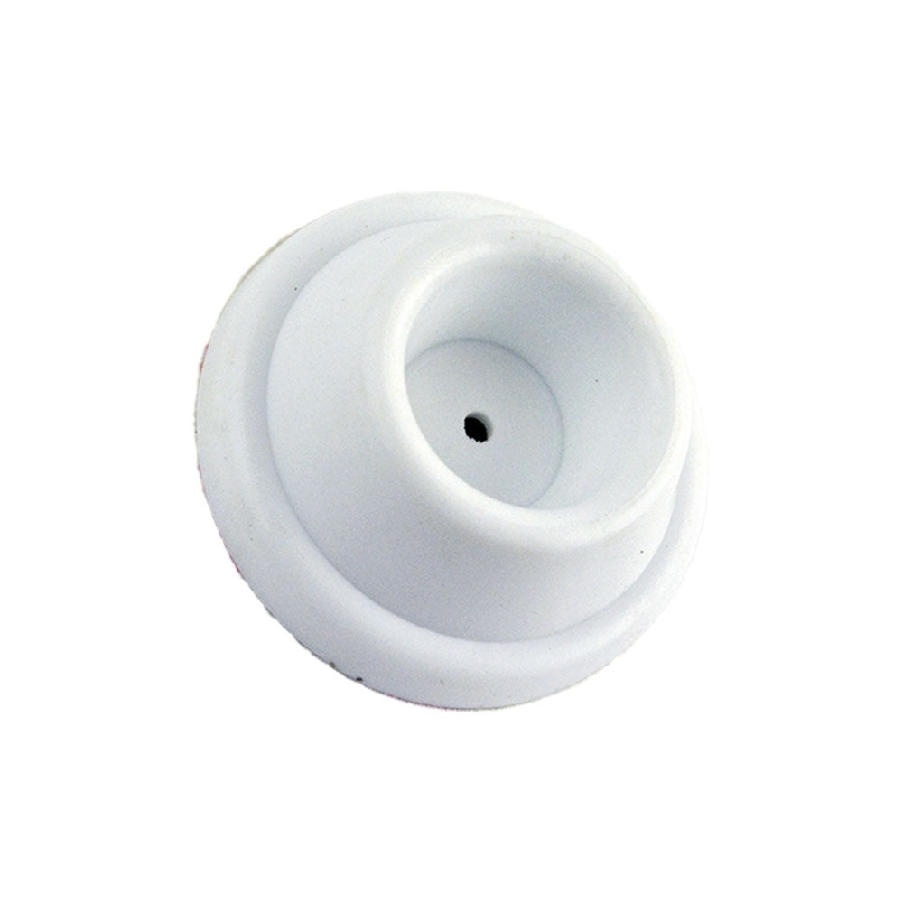 IVES Ives 411RW Rubber Adhesive Wall Door Stop White