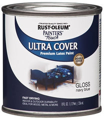 RUST-OLEUM Rust-oleum 1922-730 Latex Paint Navy Blue 0.5 Pint