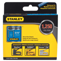 STANLEY Stanley STHT71838 Heavy-duty Narrow Crown Staples 9/16in