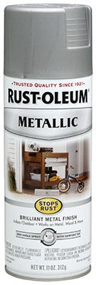 RUST-OLEUM Rust-oleum 7277-830 Matte Nickel Metallic Spray Paint 11 Oz