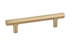 EMTEK Emtek 86460US4 Mod Hex Cabinet Pull Satin Brass