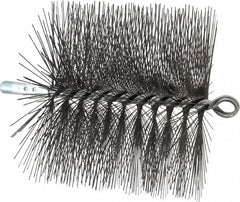 SCHAEFER BRUSH Schaefer Brush 36407 Round Chimney Brush 7 Inch Steel Wire