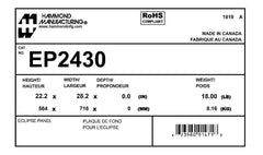 HAMMOND Hammond EP2430 Eclipse Inner Panel (24 x 30)