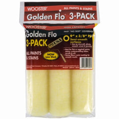 WOOSTER Wooster Brush RR726-9 Roller Cover 9in 3/8in Nap 3 Pack