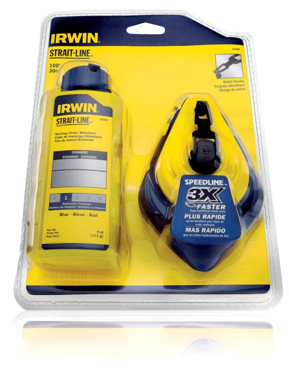 IRWIN Irwin 1932883 Strait-Line Speedline Chalk Reel (100 ft / Pack of 1)