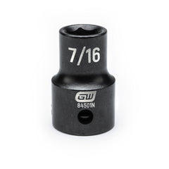 GEARWRENCH Gearwrench 84501N 1/2 in Drive 7/16 in Impact Socket 6-pt