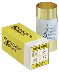 PRECISION BRAND Precision Brand 17535 Brass Shim Stock Roll 0.031in X 6in X 100in