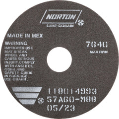 NORTON Norton 66252822975 Cut-off Wheel 6 in Aluminum Oxide