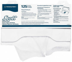 KIMBERLY-CLARK Scott 07410 Toilet Seat Covers 18x15 in White 24 Pack