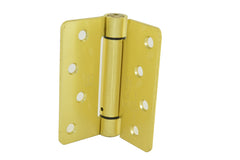 HAGER Hager Hinge 175144 Full Mortise Spring Hinge 4x4 Steel Satin Brass
