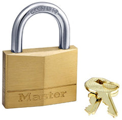 MASTER LOCK Master Lock Co 150D Solid Brass Padlock 2 Inch 5 Pin