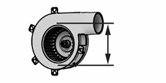 FASCO Fasco A977 Draft Inducer Blower 120V 3.1 A (3000 RPM) 7021-12975