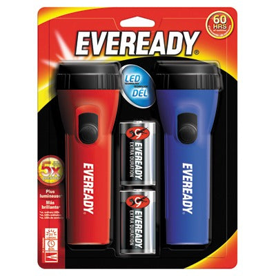 ENERGIZER Eveready Battery Co EVEL152S Led Economy Flashlight 2 Pack