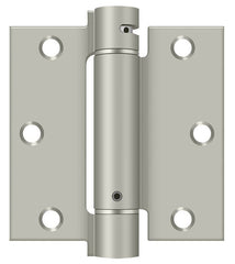 DELTANA Deltana DSH35U15 Spring Hinge 3.5x3.5 Inches Satin Nickel