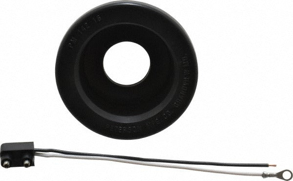 PETERSON MANUFACTURING Peterson 142-18K Black Rubber Lens Reflector 3.5 in
