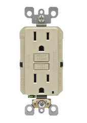 LEVITON Leviton GFNT1-3I Self-Test SmartlockPro Slim GFCI Receptacle 15 Amp (3-Pack) GFNT1-3I