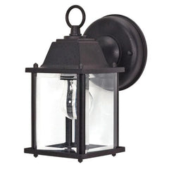 SATCO-NUVO Satco-Nuvo 60/638 One Light Outdoor Wall Mount Small Cube Lantern 60W (60-638)