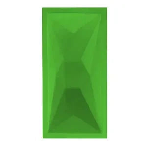 HUBBELL Hubbell 746GREEN Rectangular Toggle Plate Jewel (Pack 25)