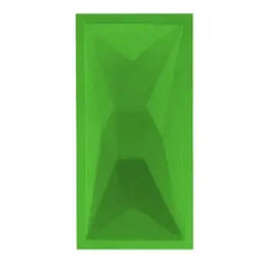 HUBBELL Hubbell 746GREEN Rectangular Toggle Plate Jewel (Pack 25)