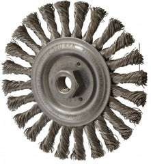 WEILER Weiler 94663 Knotted Wheel Brush 6 Inch Stainless Steel