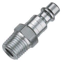 TRU-FLATE Tru-Flate 12-225 Industrial/Milton 1/4 in Mnpt Steel Industrial Plug (Pack)