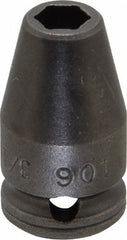 APEX Apex 1106PT Impact Socket 1/4 in Drive 3/16 in 6-point