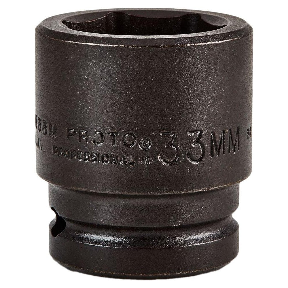 PROTO Proto J07533M Impact Socket 3/4 in Drive 33mm 6-point