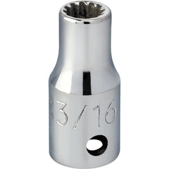 PROTO Proto J4706SPL Spline Socket 1/4 in Drive 6 Spline