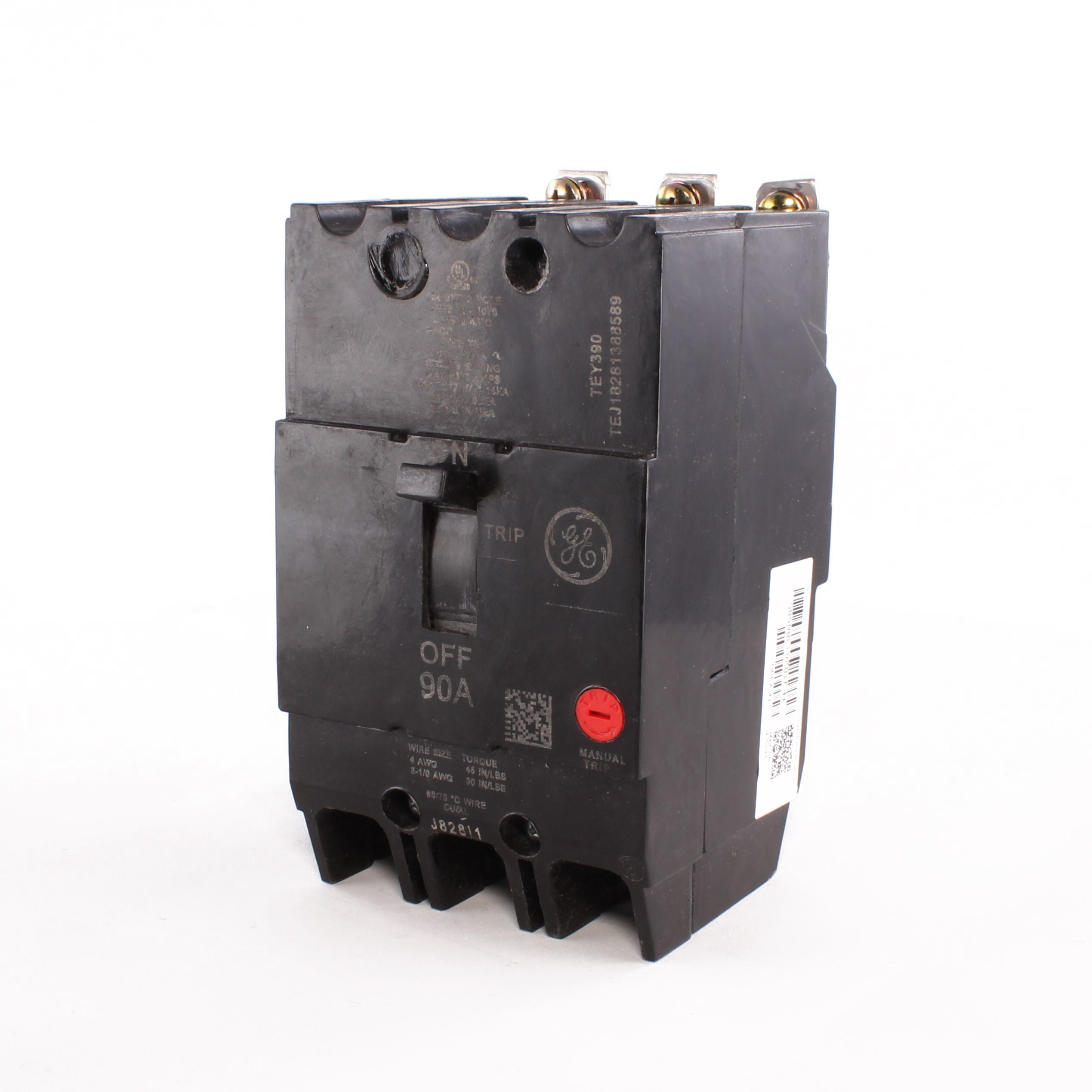 GENERAL ELECTRIC GE TEY390 Breaker Ckt Pnl Ltg 120/240/277VAC 90A