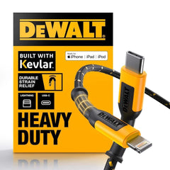 DEWALT Dewalt 131 1357 DW2 Lightning to Type C Cable 20W (4 ft)