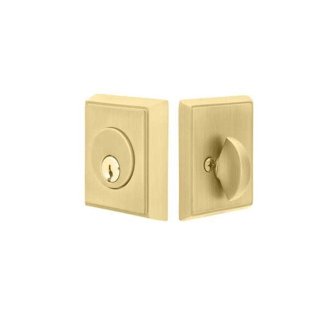 EMTEK Emtek 8468US3 Single Cylinder Deadbolt Polished Brass