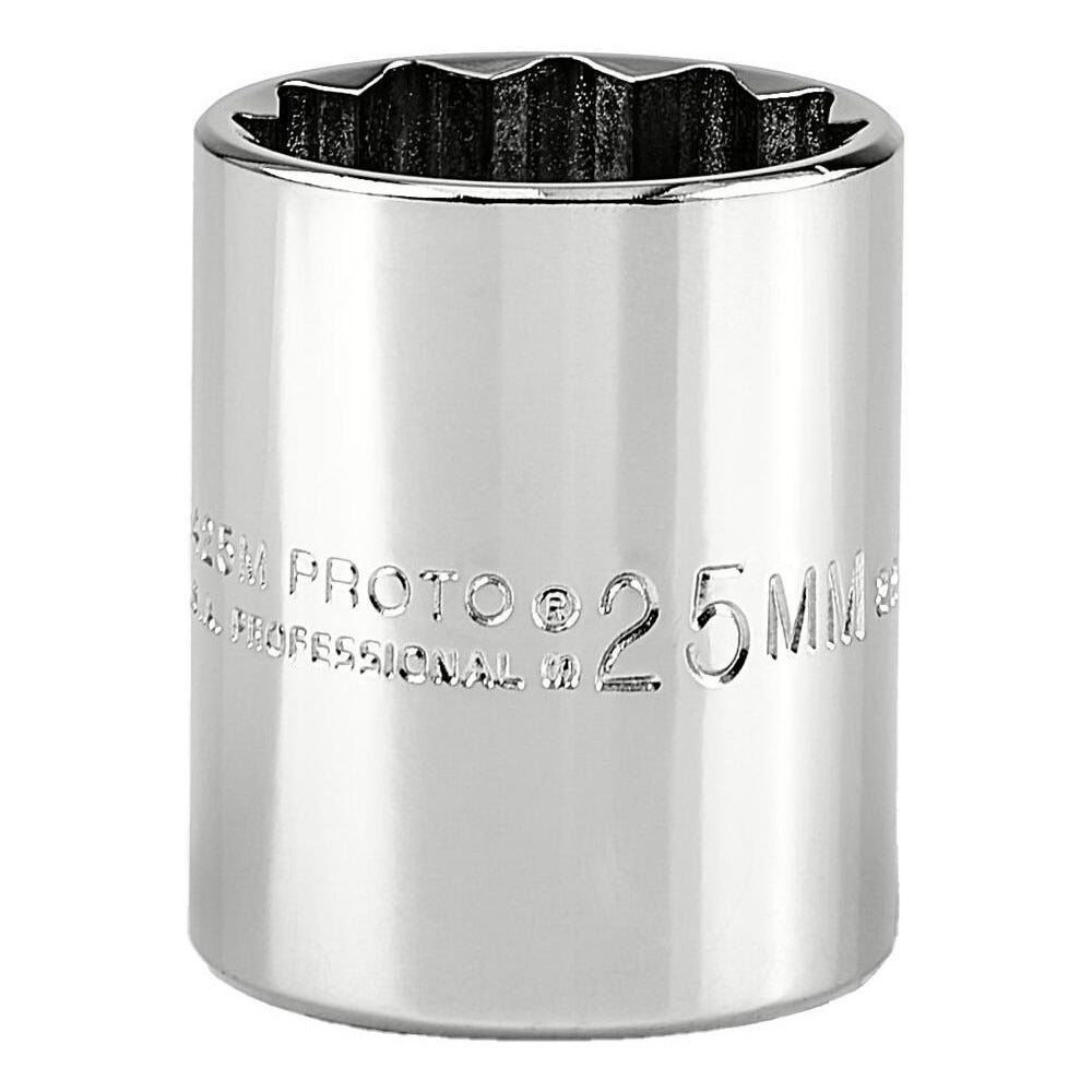 PROTO Proto J5425M Hand Socket 25 Mm 12-point 1/2 Drive