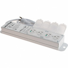 LEVITON Leviton 5304M-1N7 Power Outlet Strip 4 Outlets 15A 125V
