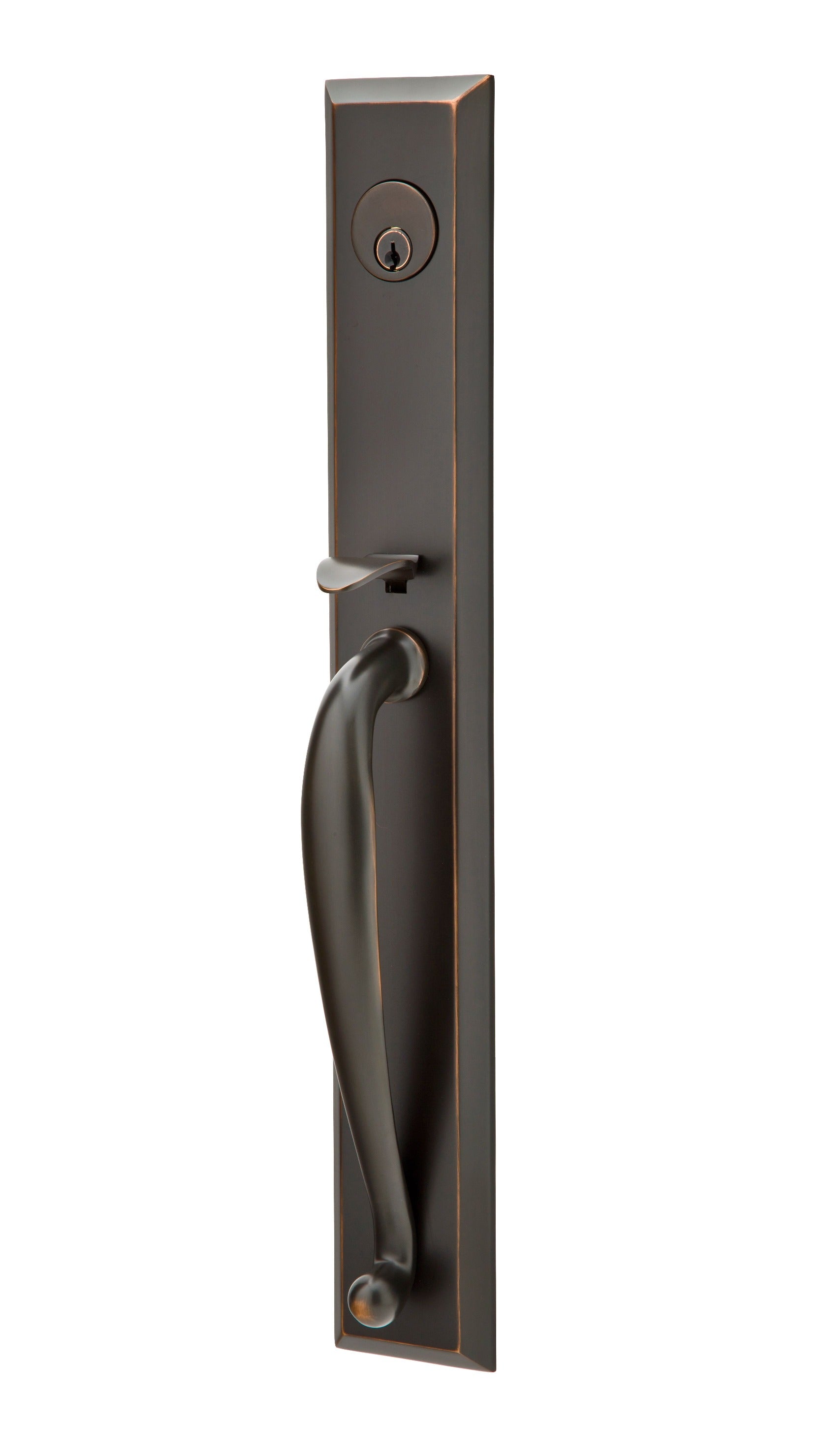 EMTEK Emtek 4415CUS10BRH Cortina Lever Handleset Oil Rubbed Bronze