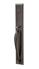 EMTEK Emtek 4415CUS10BRH Cortina Lever Handleset Oil Rubbed Bronze