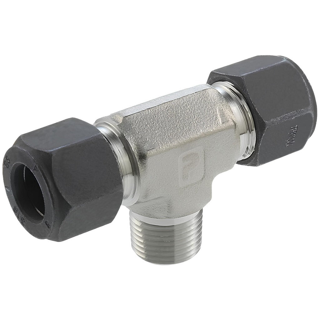 PARKER Parker 2-2-2 Sbz-ss Compression Male Branch Tee 1/8 in