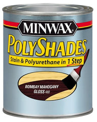 MINWAX Minwax 214804444 Polyshades Gloss Bombay Mahogany 0.5 Pint