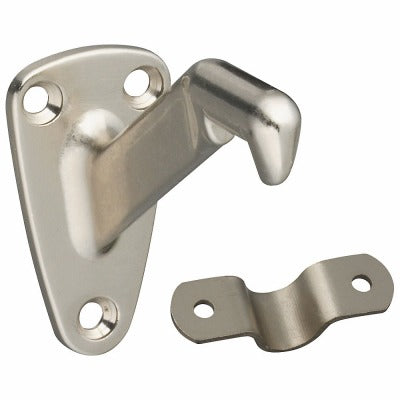 NATIONAL HARDWARE National Mfg N830-117 Heavy Duty Handrail Bracket Satin Nickel
