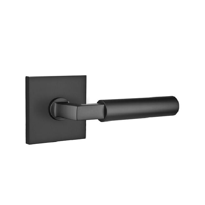 EMTEK Emtek 5110HECUS19RH Hercules Lever Passage Set Flat Black