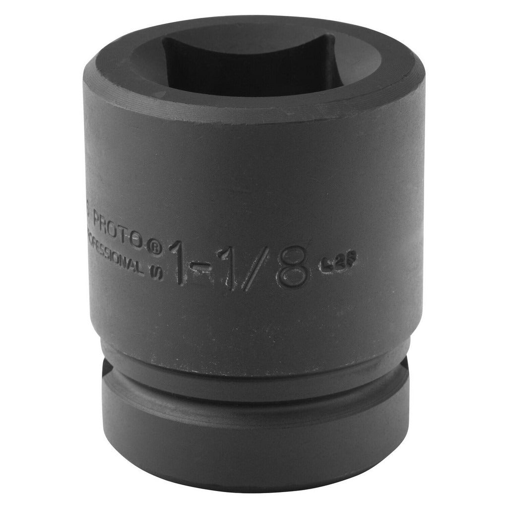 PROTO Proto J10018SS Impact Socket 1 in Drive 1-1/8 in 4-point