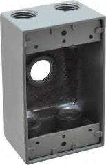 THOMAS & BETTS Thomas Betts DIH5-1-LM Aluminum Outlet Box 1 Gang