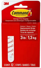 3M 3M Company 17021-12ESF Medium Mounting Strips 12ct