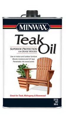 MINWAX Minwax 671004444 Teak Oil Wood Finish 1 Quart