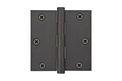 EMTEK Emtek 92013US10B Square Steel Heavy Duty Hinge Pair