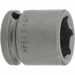 APEX Apex 16MM03 Impact Socket 16mm 6-point Hex Drive Shallow