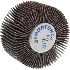 NORTON Norton 63642502646 Mounted Flap Wheel 60 Grit 2 in