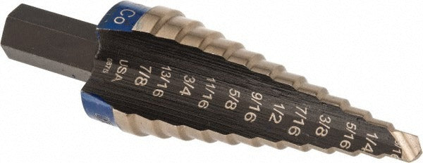 IRWIN Irwin 10234CB Cobalt Step Drill Bit 3/16 to 7/8 in 12 Steps