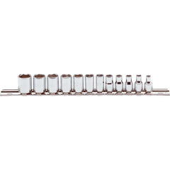 PROTO Proto J47200 Metric Socket Set 12pc 1/4 in Drive 4-14mm
