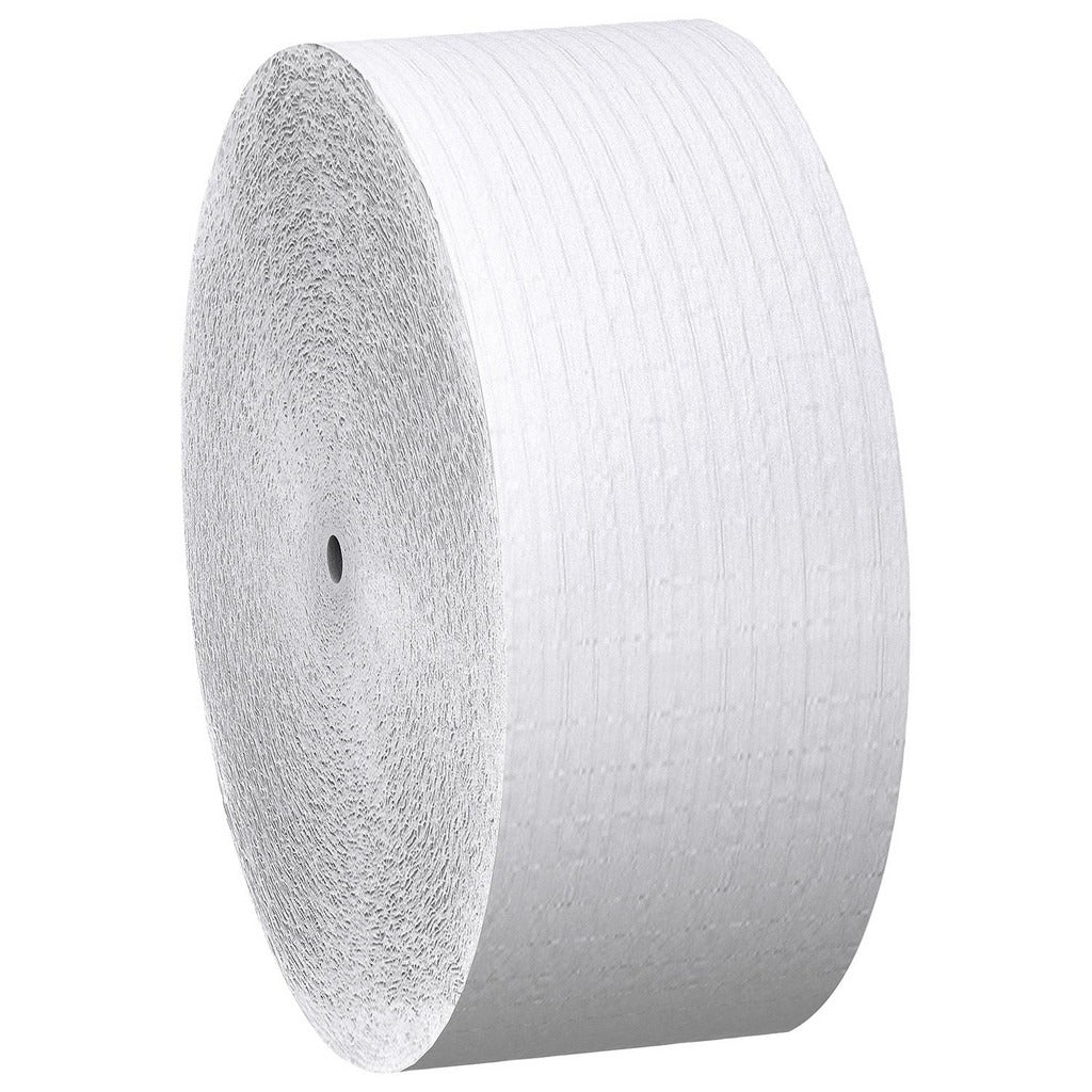 KIMBERLY-CLARK Scott 07005 Coreless Jumbo Roll Toilet Paper 1-ply 12 Rolls